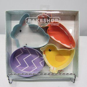 NEW! The Bakeshop by Master Class - 4pc Set Easter Cookie Cutters